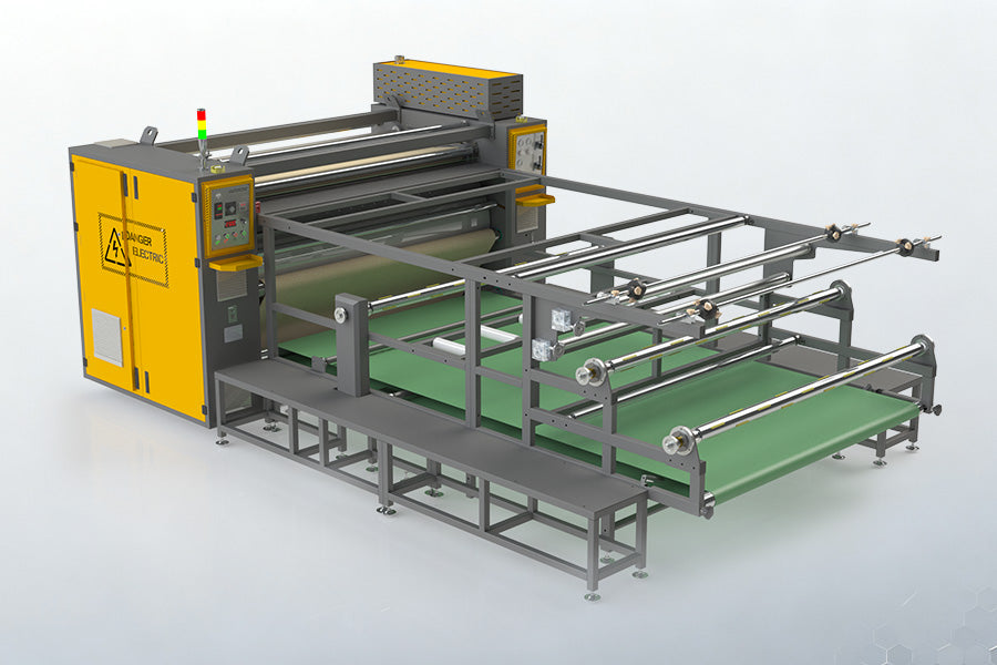 Industrial Drum Sublimation Heat Transfer Machine for large-format textile printing