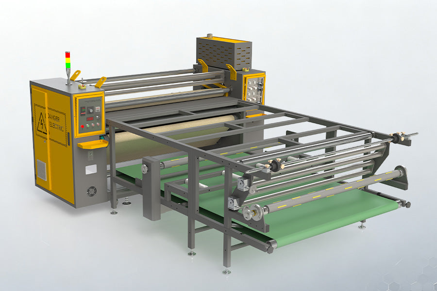 420 Drum Sublimation Transfer Machine | Roller Heat Press | Auto Correction | ±1.5°C Precision