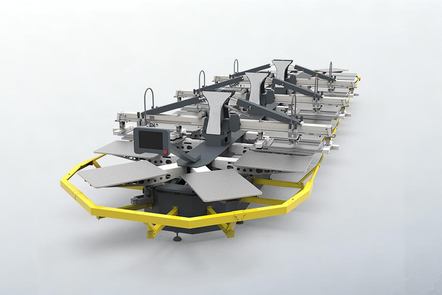 Oval Automatic Screen Printing Machine | Multi-Color | Lumeilan