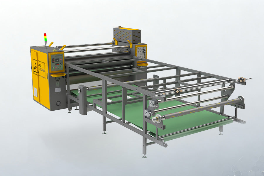 600 Drum Sublimation Transfer Machine | Roller Heat Press | Auto Correction | ±1.5°C Precision